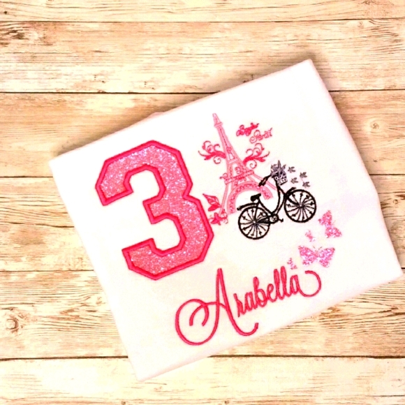 Embroidered Personalized Kid's T-shirt - Picture 1 of 2